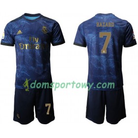 Koszulka Real Madryt Eden Hazard 7 Dziecięcy Wyjazdowe Koszulki Piłkarskie 2019-2020 Krótki Rękaw